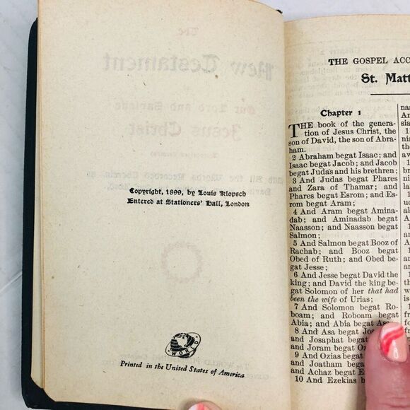 the New Testament of our lord and savior Jesus Christ red letter edition 6x4" - Picture 4 of 9